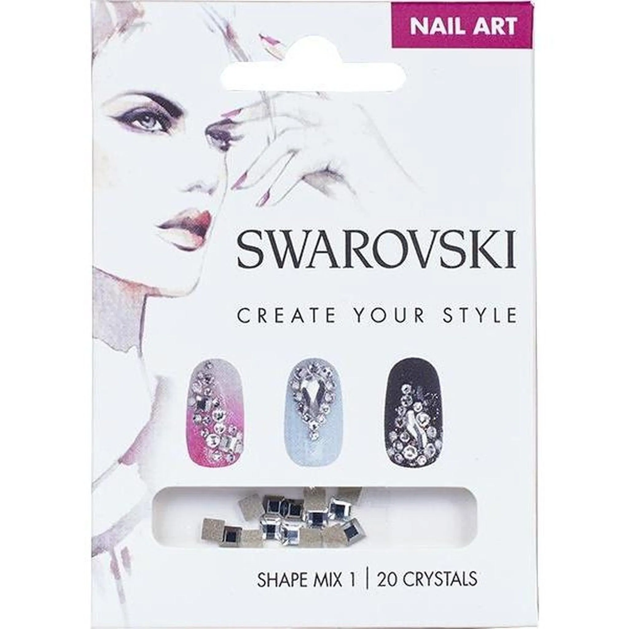 Swarovski Nail Art Loose Crystals - Shape Mix 1