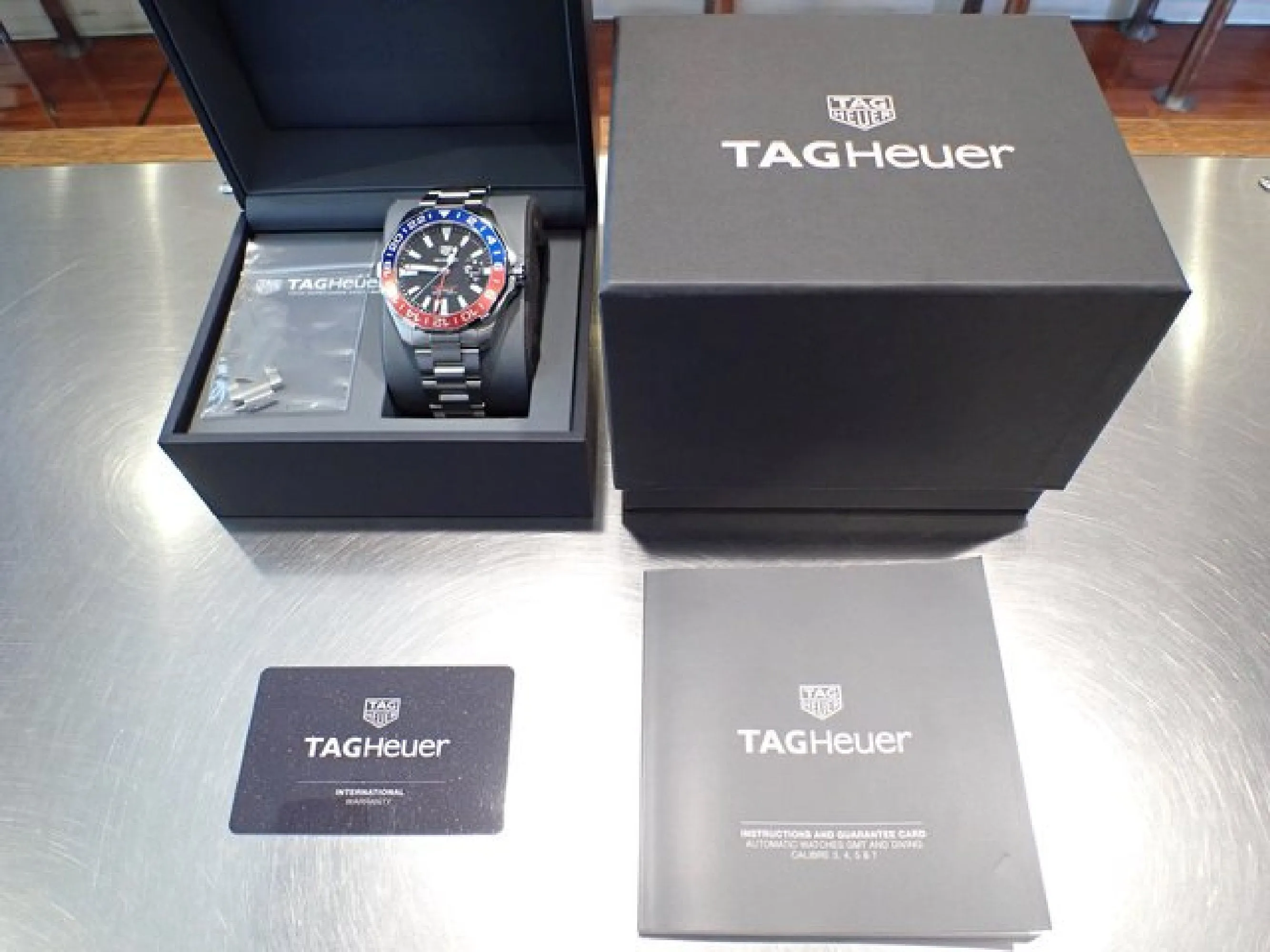 TAG HEUER Aquaracer Calibre7 GMT 43 MM '21 Mens 180304927