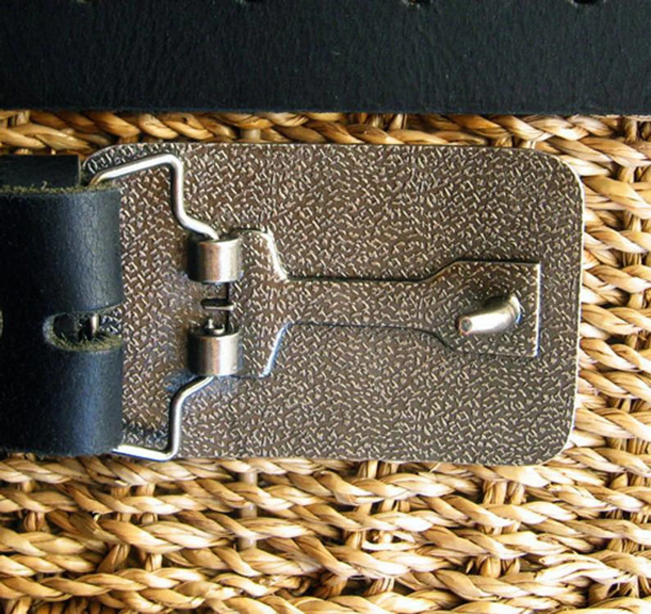 Teal Vintage Scroll Belt Buckle