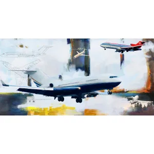 The Boeing 727 No. 1 Frank Martin Print
