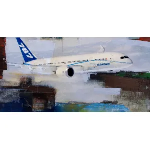 The Boeing 787 Dreamliner Frank Martin Print