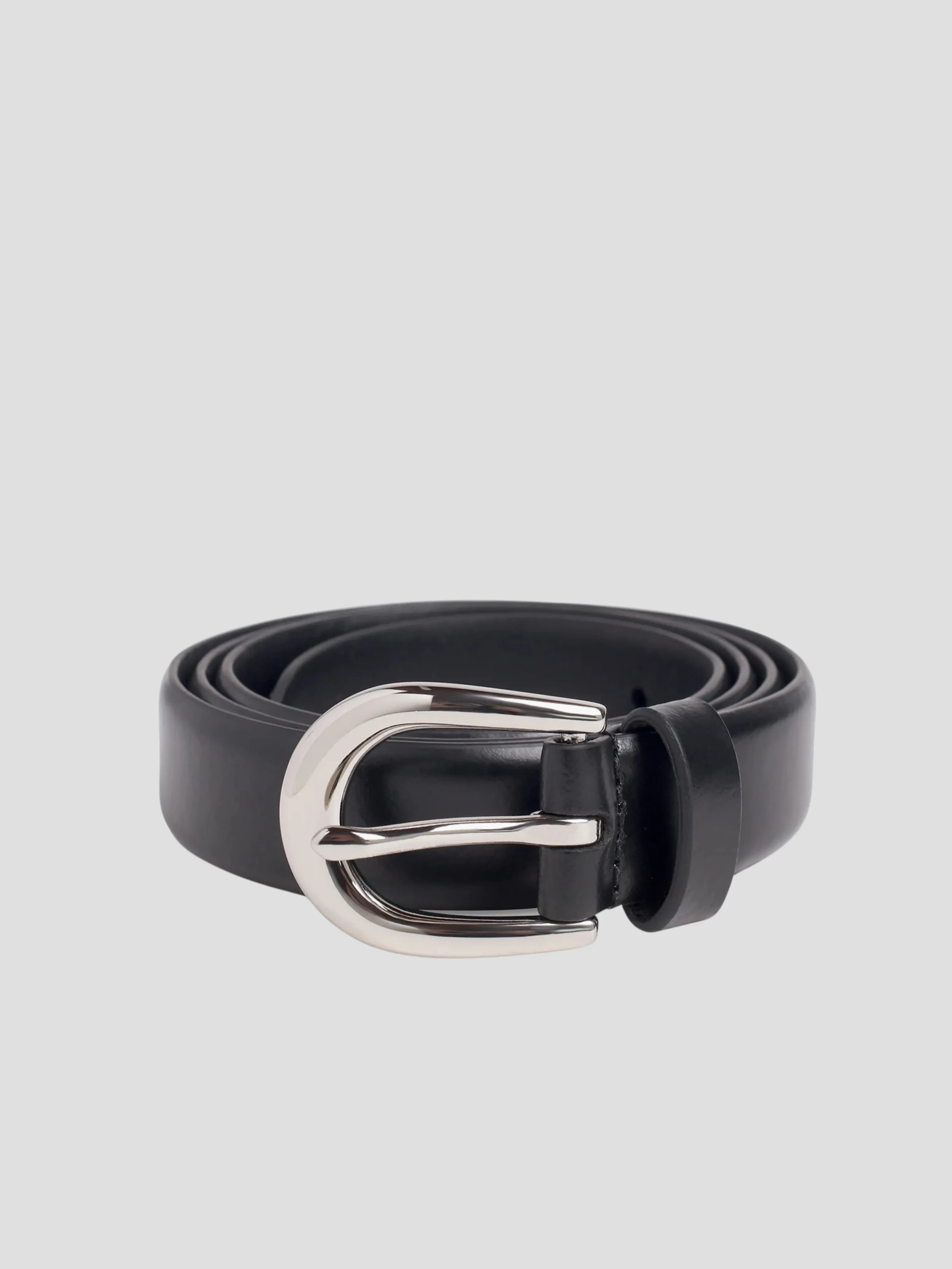The Favorite Belt in Black and Nickel