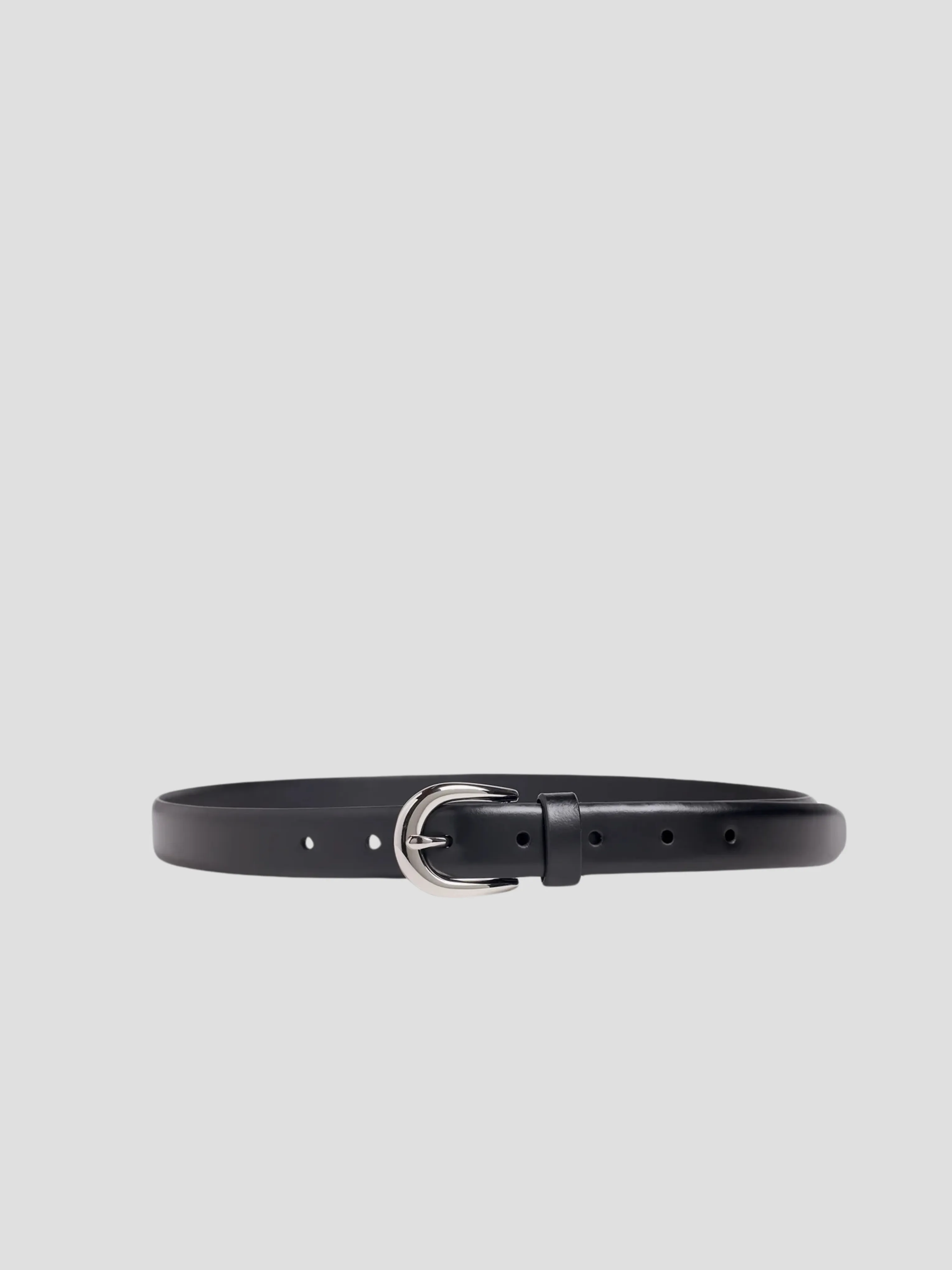 The Favorite Belt in Black and Nickel