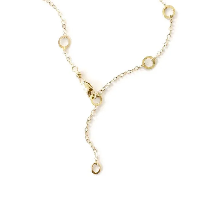 The Small Lace Link Front Necklace