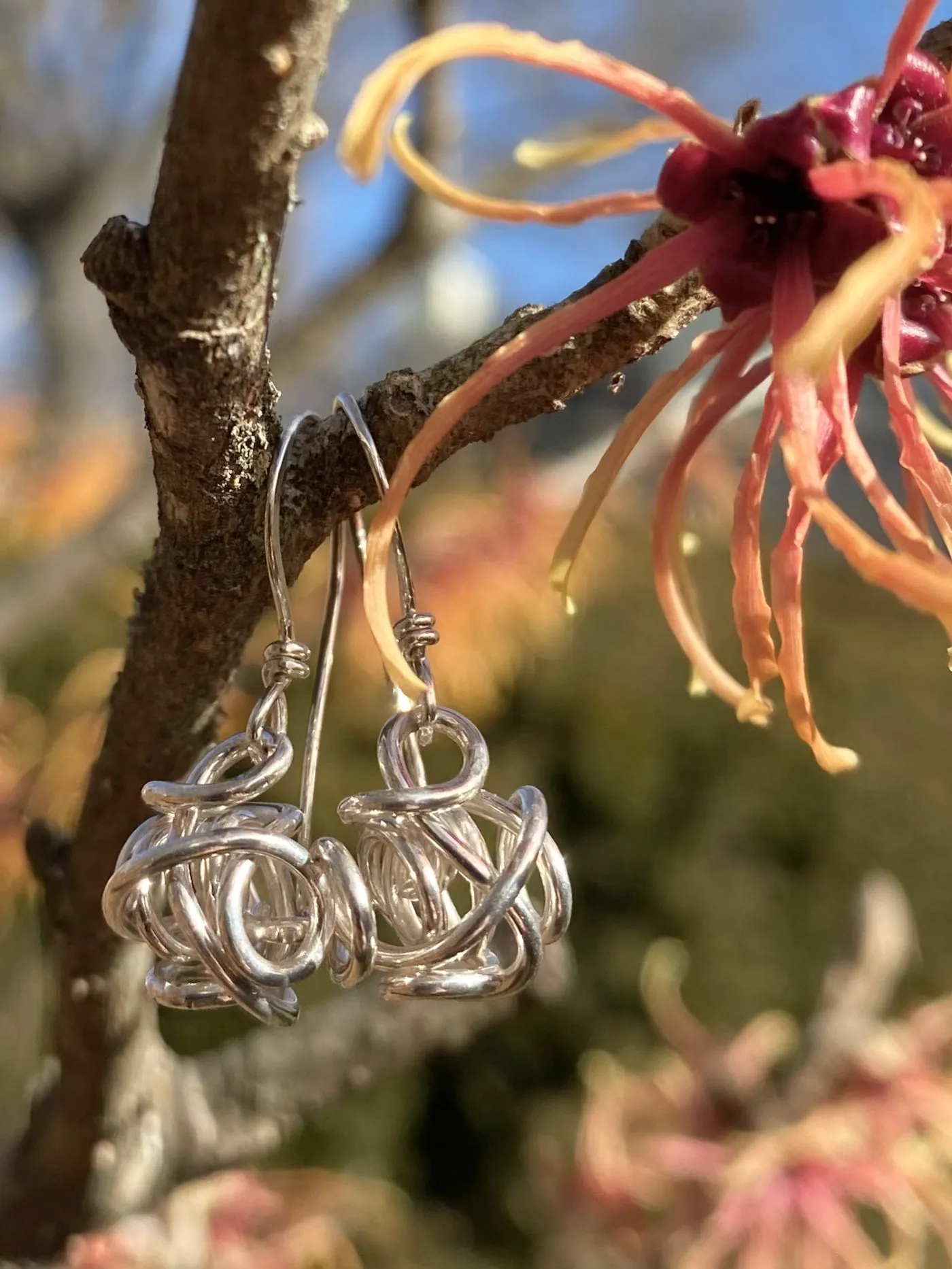 The Small Sculpture Drop Earring