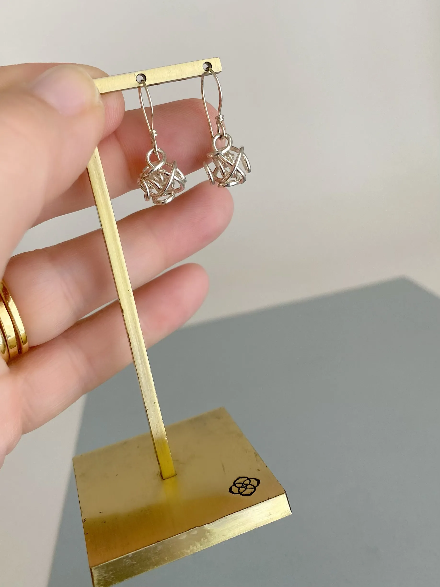 The Small Sculpture Drop Earring