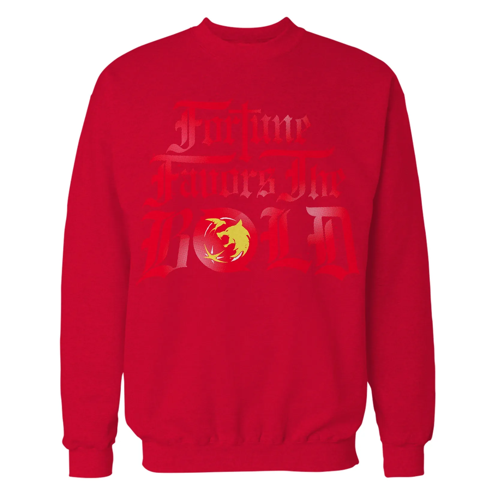 The Witcher Meme Fortune Favors Bold Official Sweatshirt