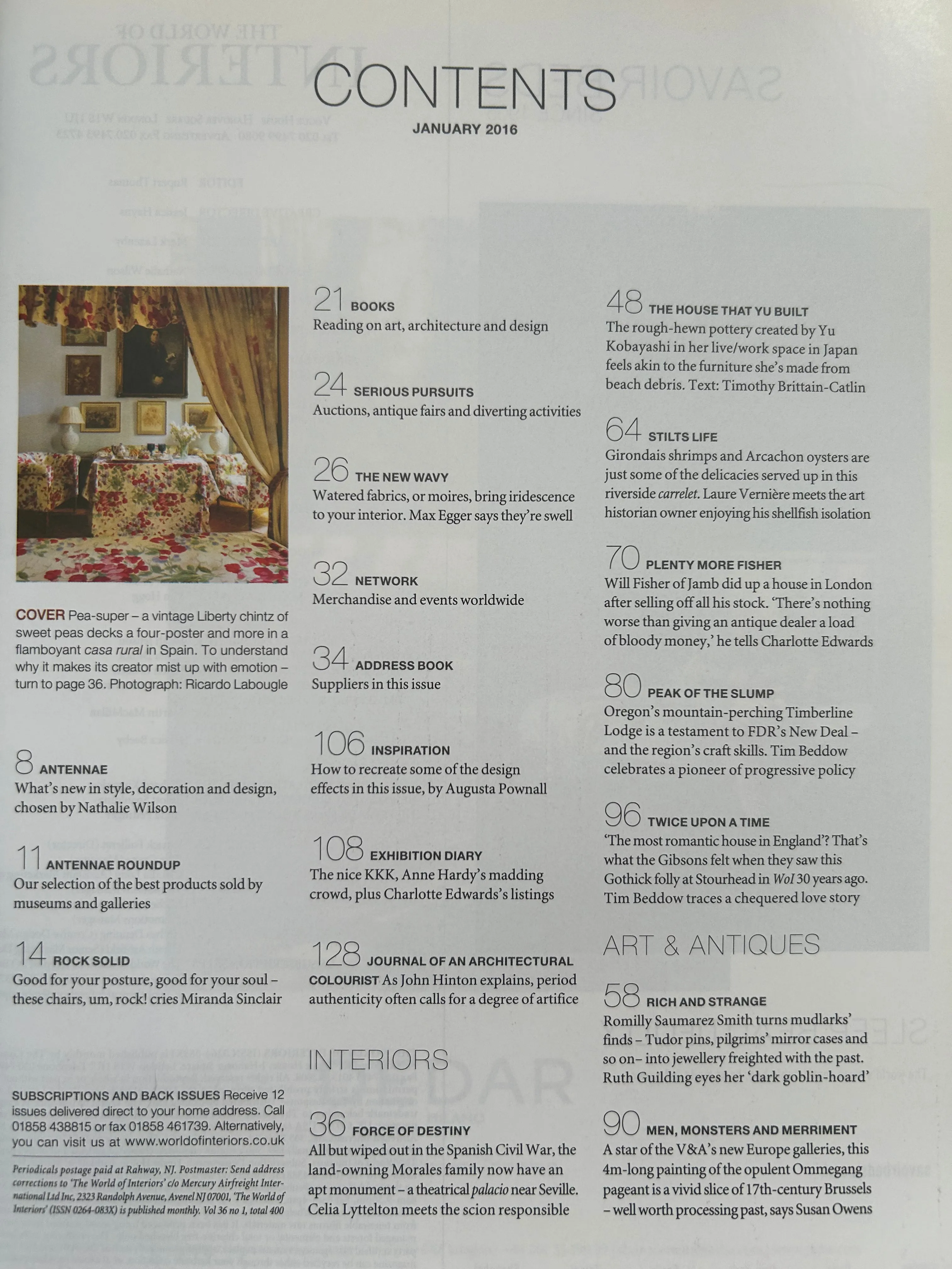 The World of Interiors - January 2016
