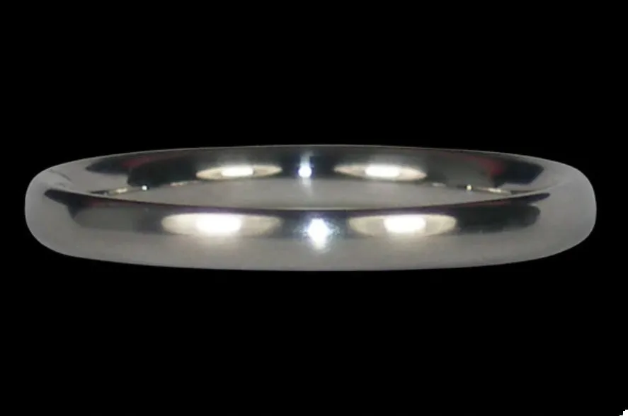 Thin Titanium Ring Band to Stack