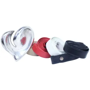 TIFFANY & CO. Elsa Peretti Heart Buckle with Set of Interchangeable Leather Belts