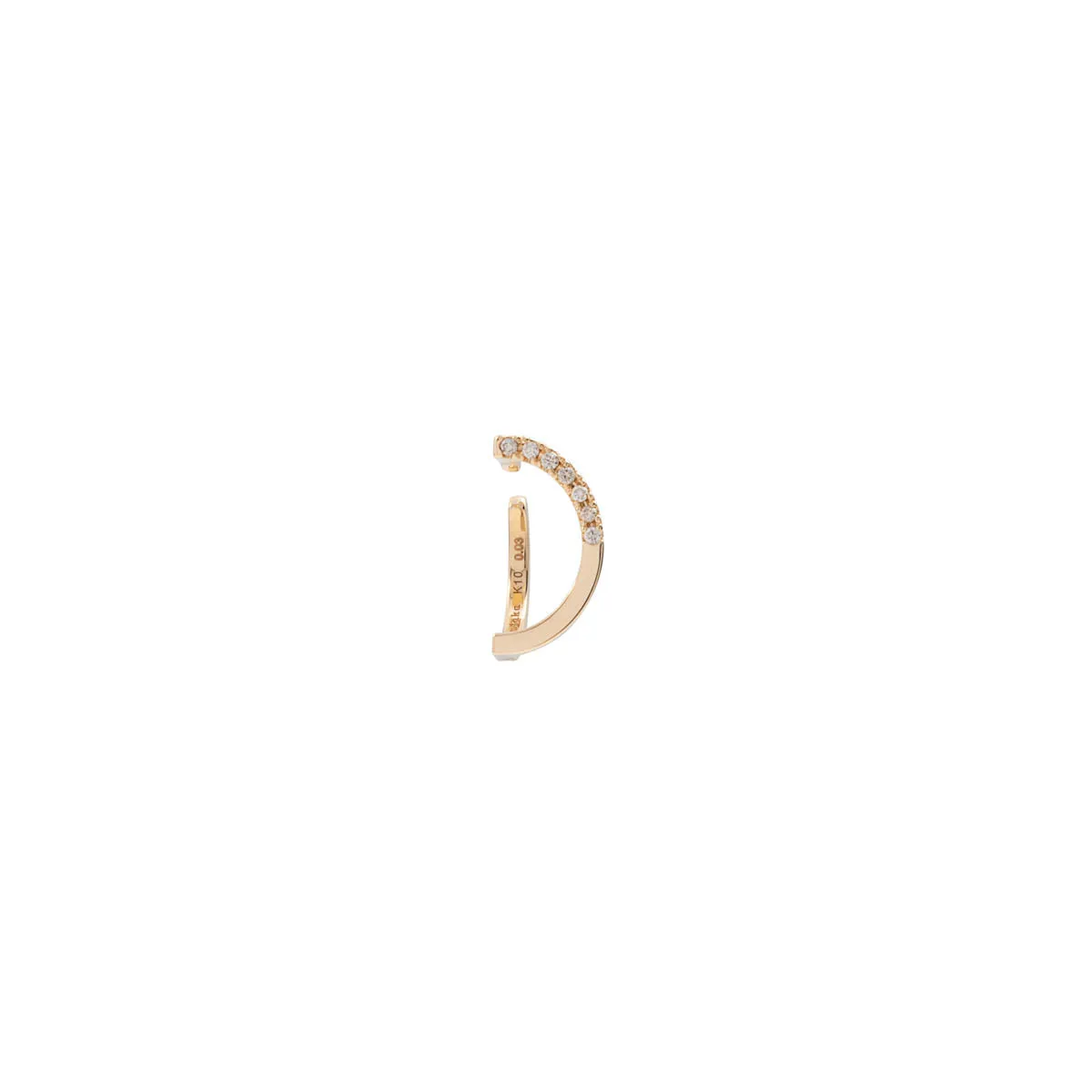 TREEHOPPER Diamond Ear Cuff Small size