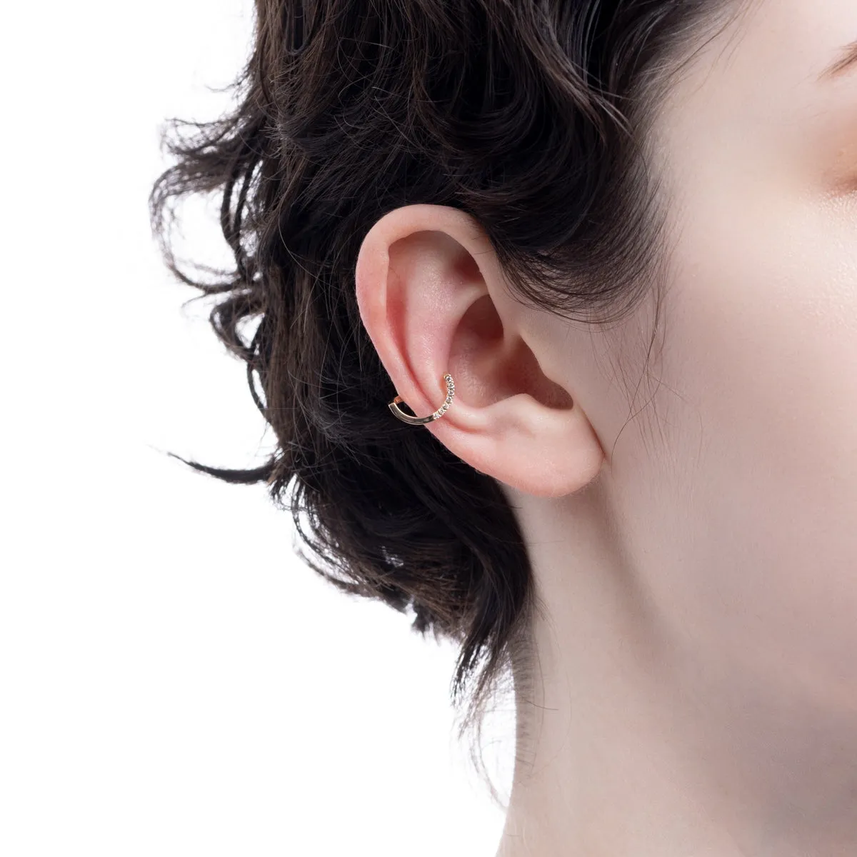 TREEHOPPER Diamond Ear Cuff Small size