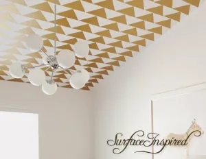 Triangle Wall Decals - Featured in Apartment Therapy