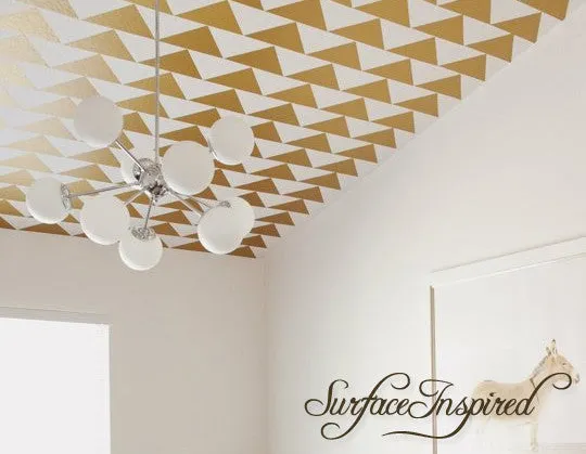 Triangle Wall Decals - Featured in Apartment Therapy