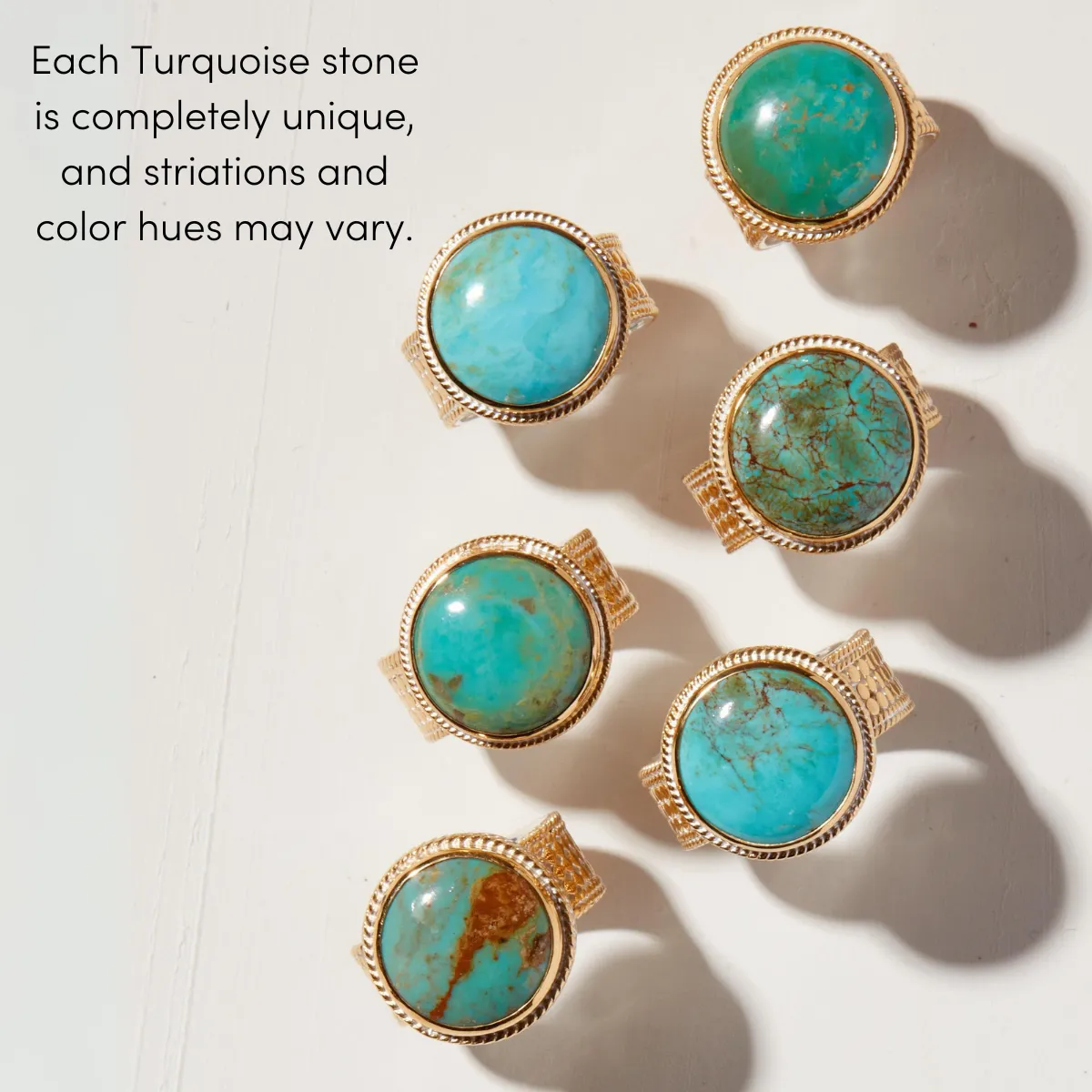 Turquoise Multi-Stone Stacking Ring