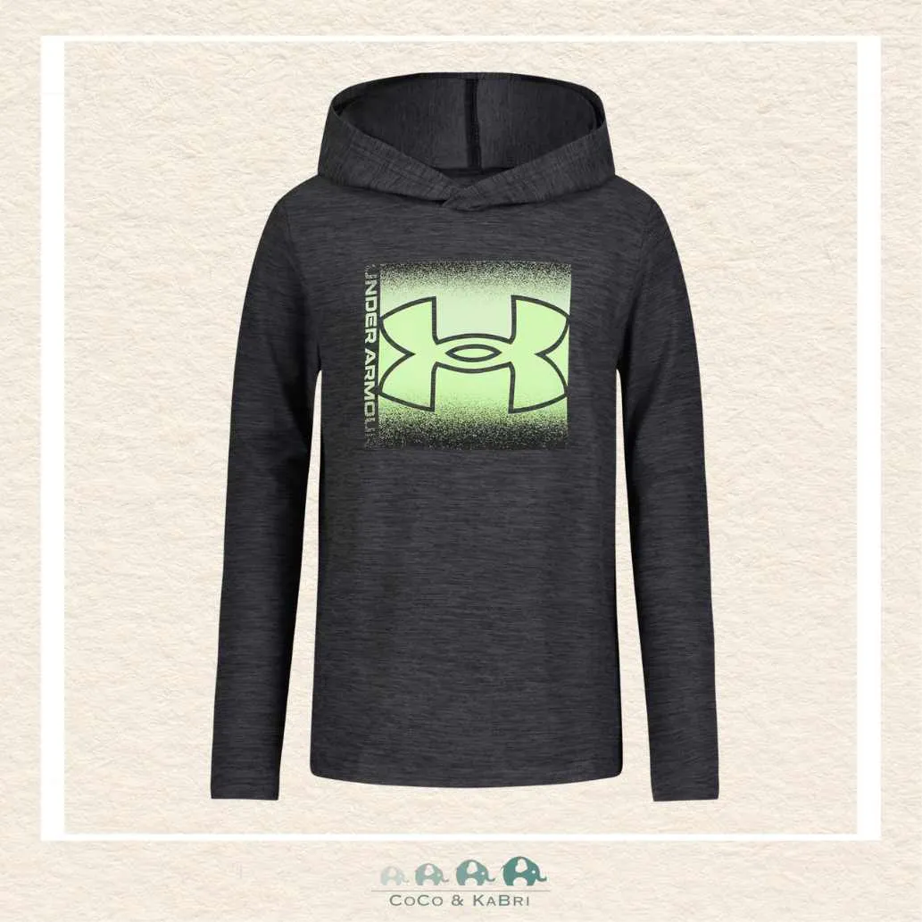 Under Armour: Boys' Youth Jersey Hoodie - Grey/Yellow