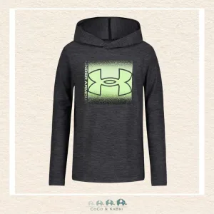 Under Armour: Boys' Youth Jersey Hoodie - Grey/Yellow