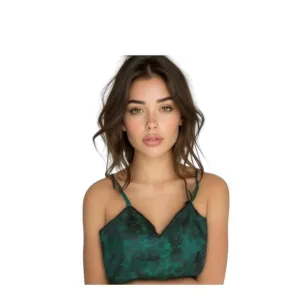 Victoria’s Secret Gold Label Camisole Chemise Size Large Crop Satin Lace VINTAGE