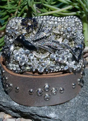 Vintage Bird Buckle & Belt - Small