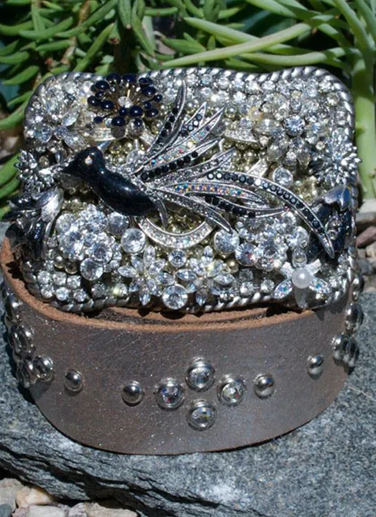 Vintage Bird Buckle & Belt - Small