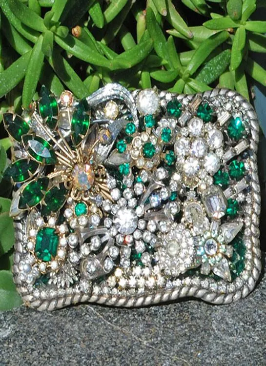 Vintage Buckle - Out West Cowgirl
