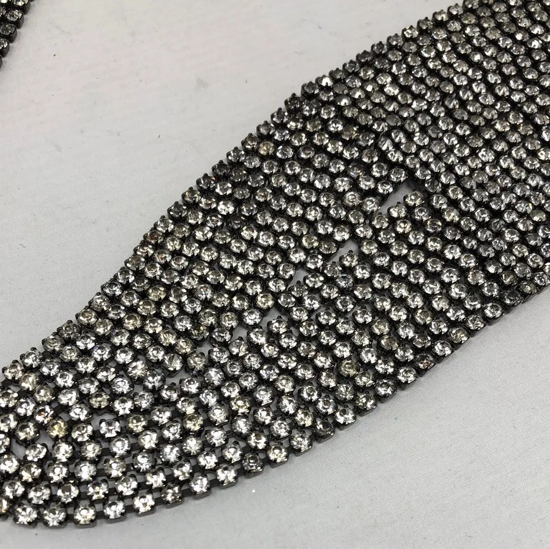 VINTAGE: Chrystal charm Chain BELT