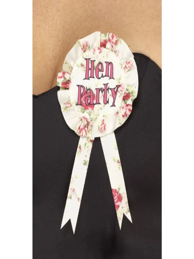 Vintage Hen Party Rosette