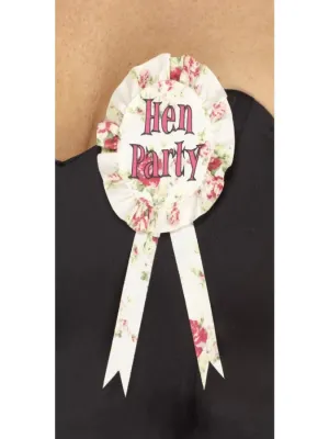 Vintage Hen Party Rosette