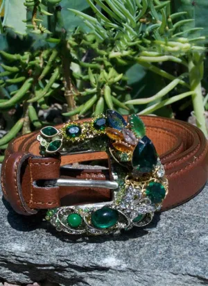 Vintage Mini Green Buckle & Belt