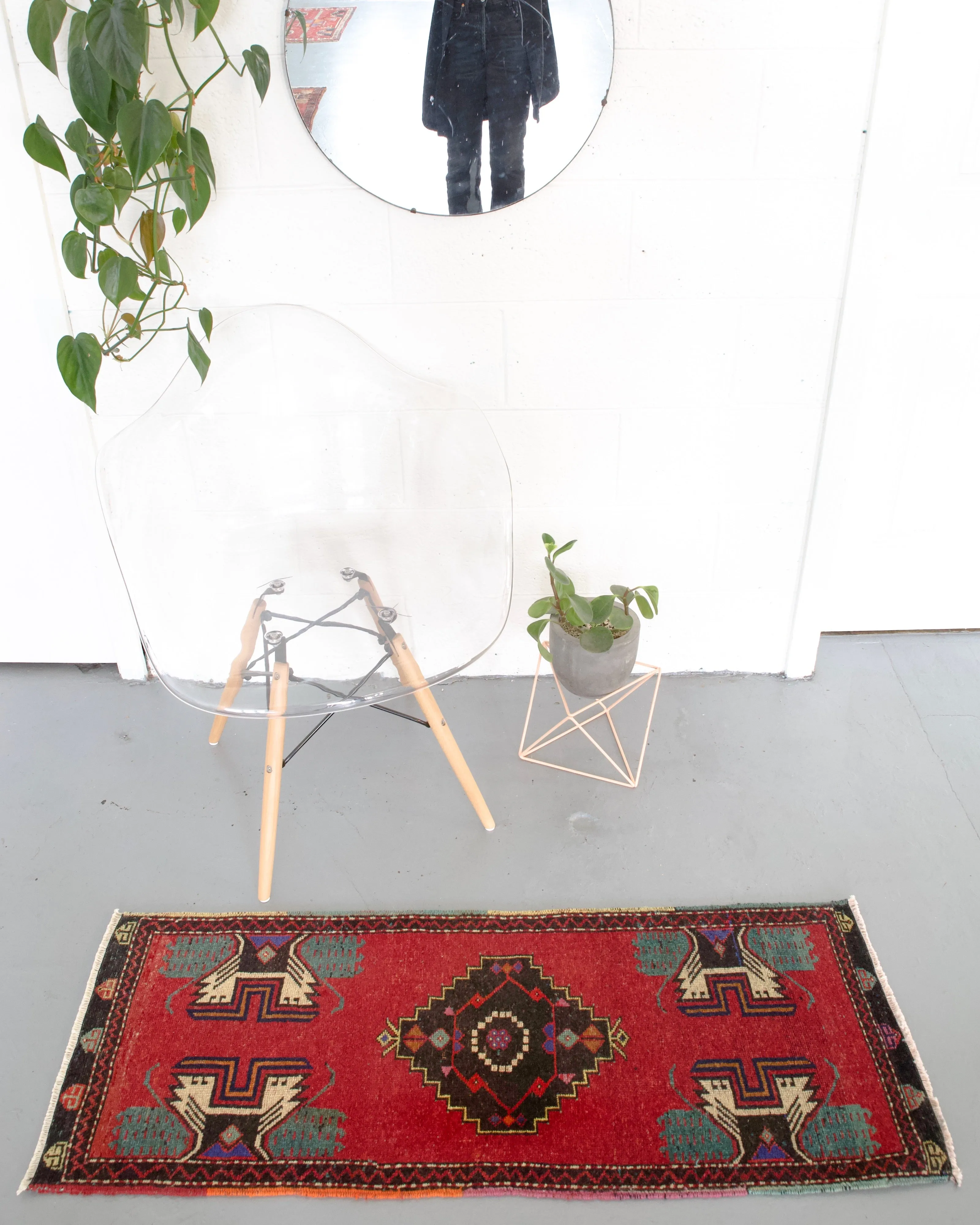 Vintage Mini Turkish Rug