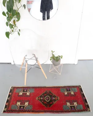 Vintage Mini Turkish Rug