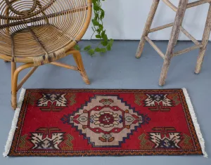 Vintage Mini Turkish Rug