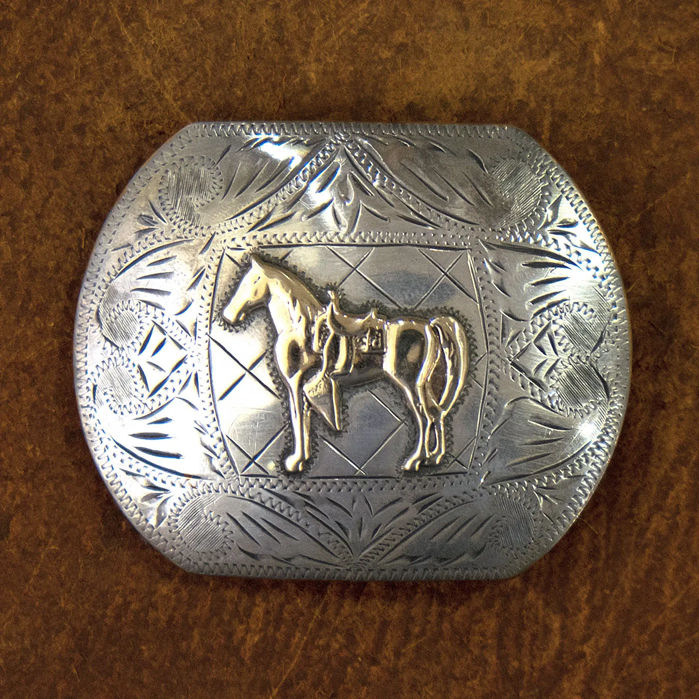 Vintage Standing Horse Buckle