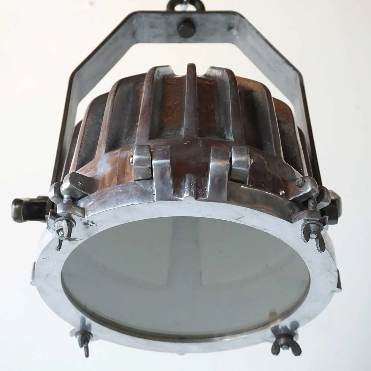 Vintage Style Aluminum Ship's Cargo Deck Pendant Light [27 available]