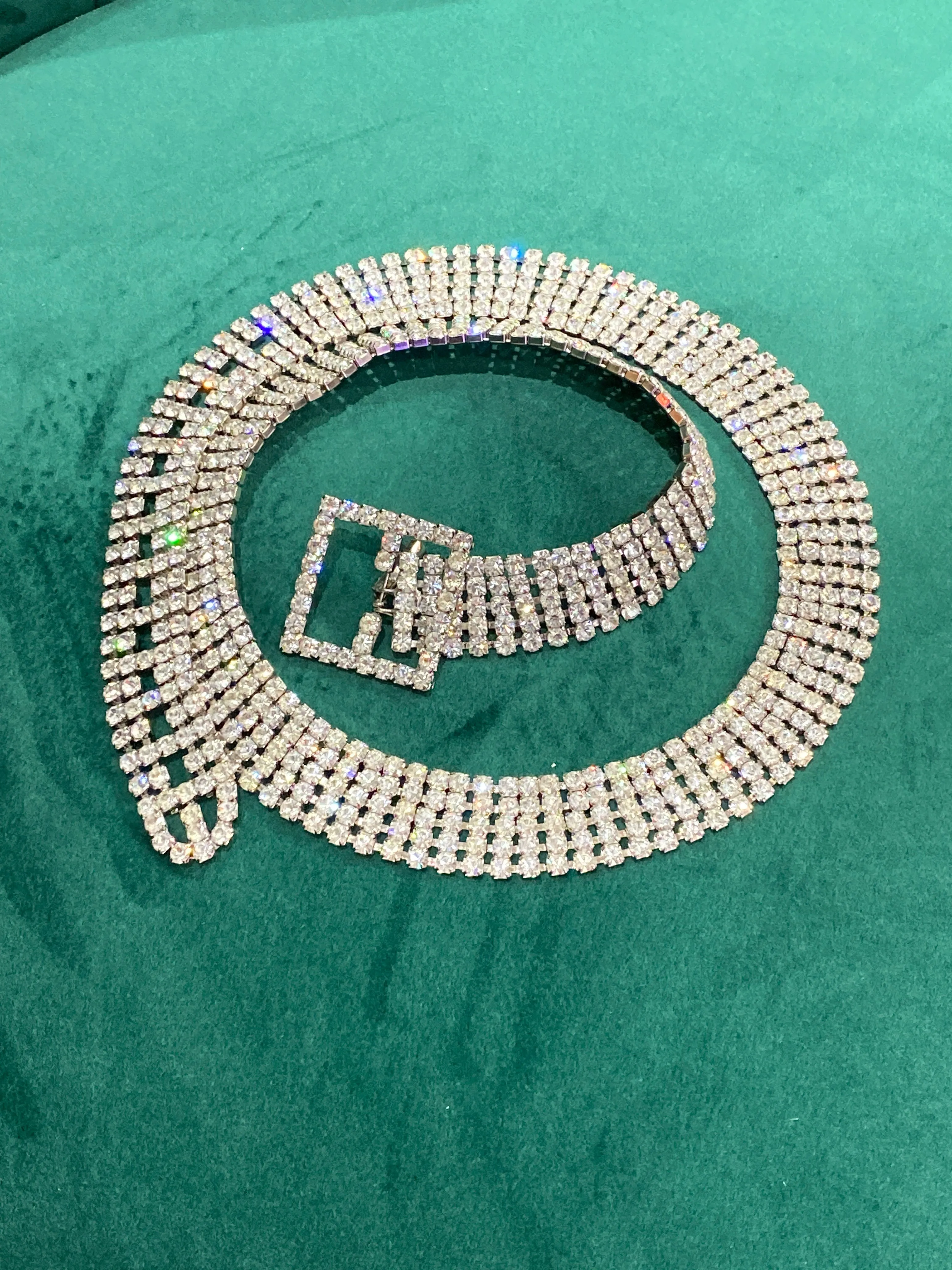 Vintage: Thin Crystal Belt
