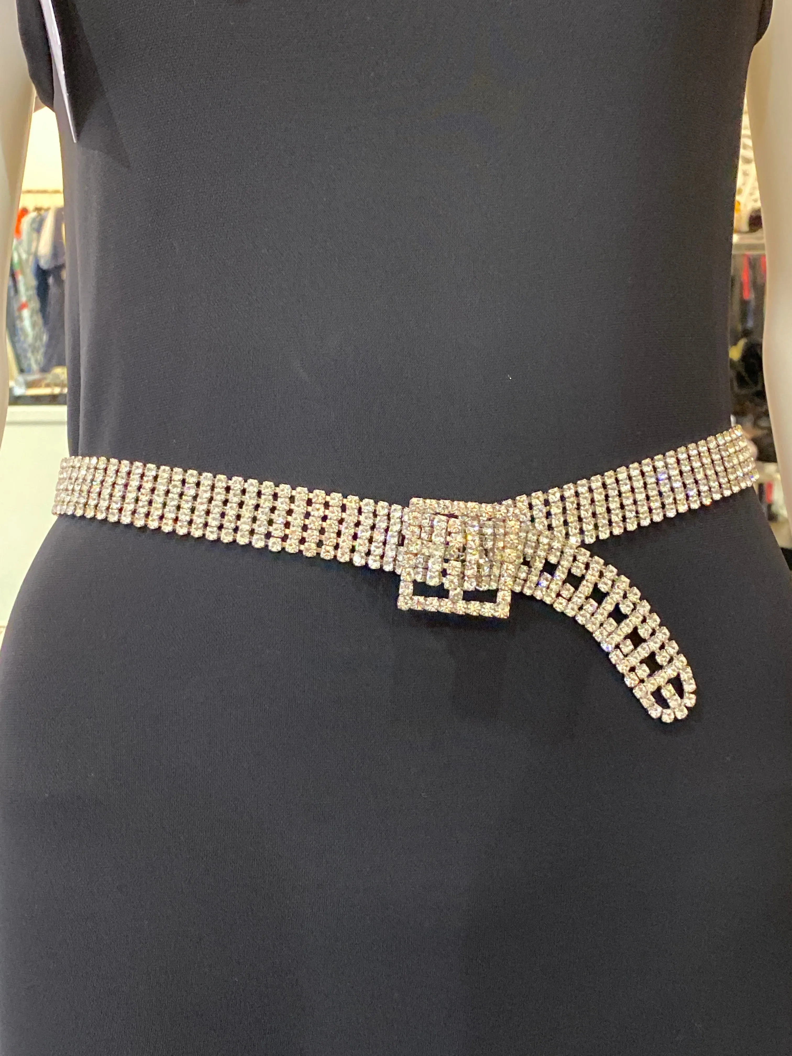 Vintage: Thin Crystal Belt