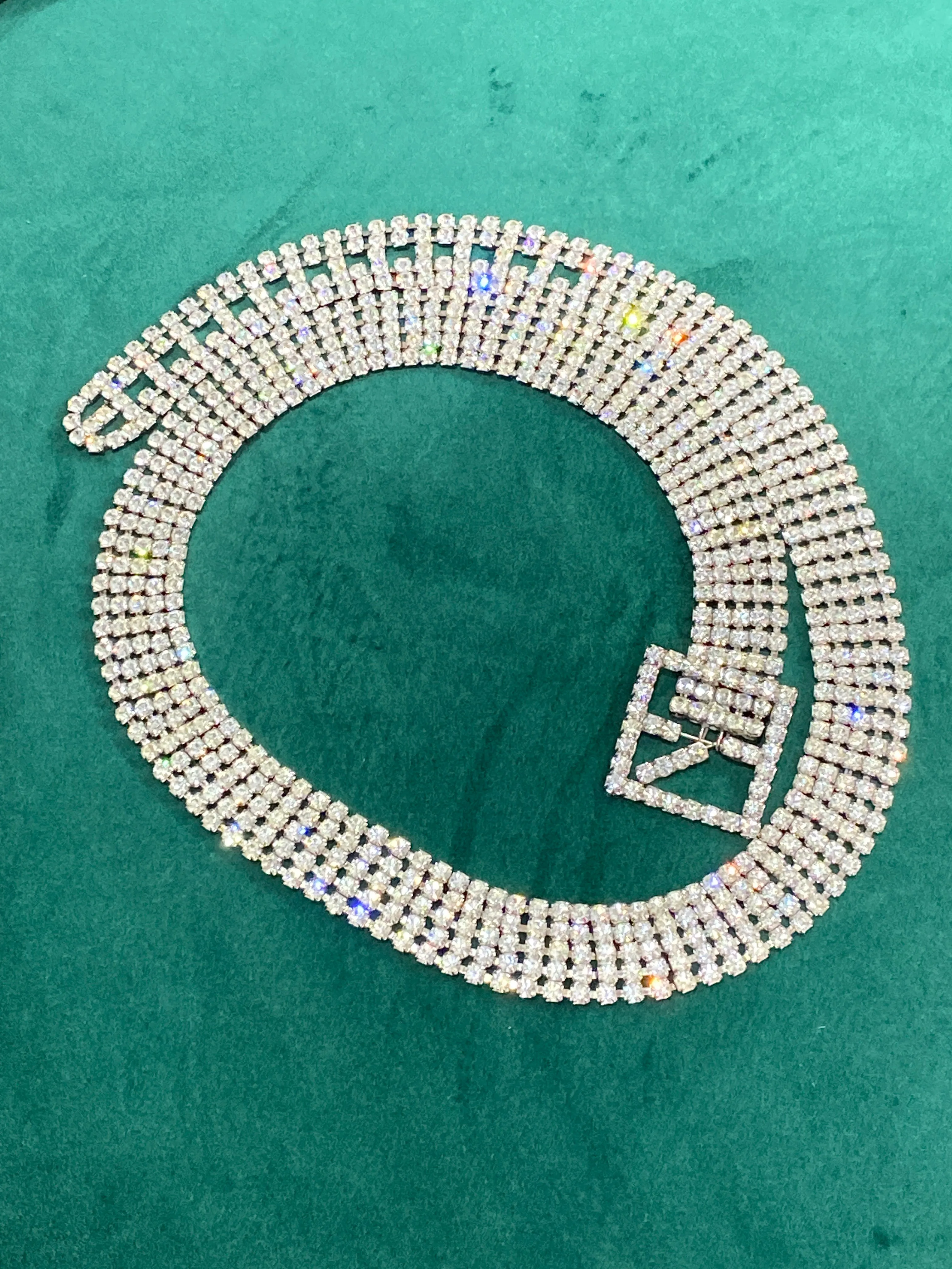 Vintage: Thin Crystal Belt