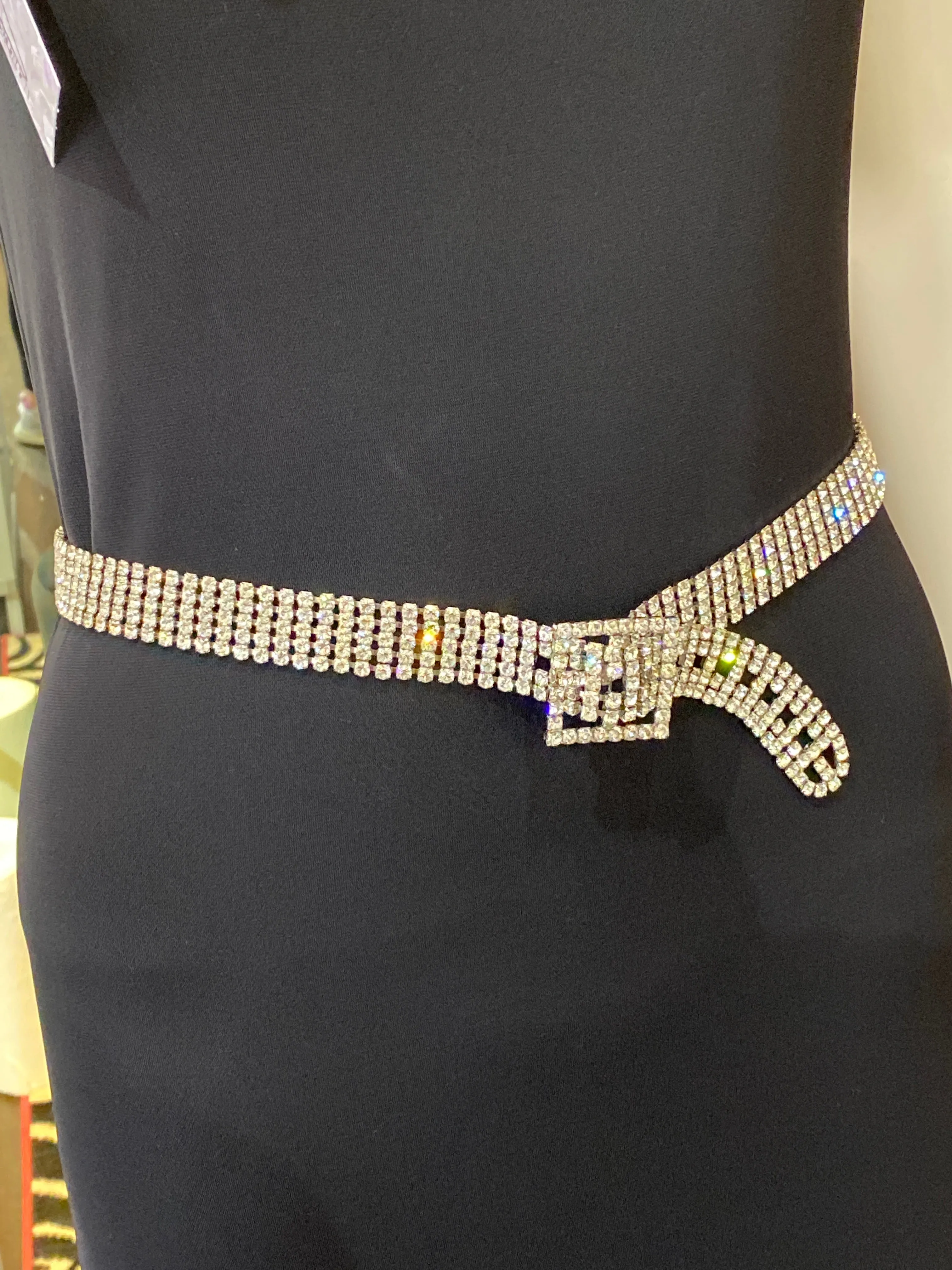 Vintage: Thin Crystal Belt