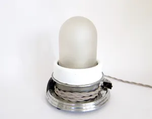 Vintage Upcycled Industrial Table Lamp