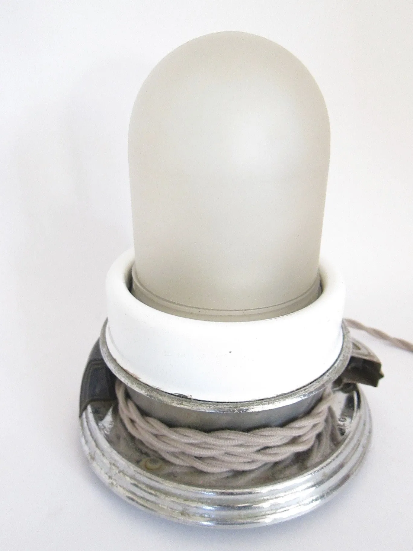 Vintage Upcycled Industrial Table Lamp