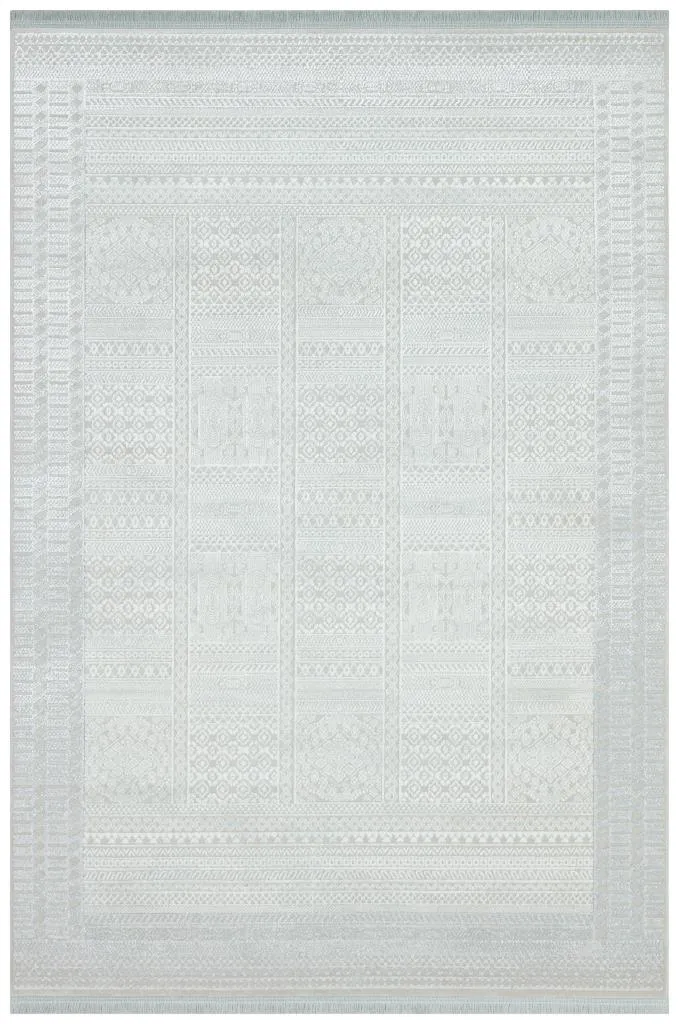 Vivaldi White Modern Living Room Rug 9761