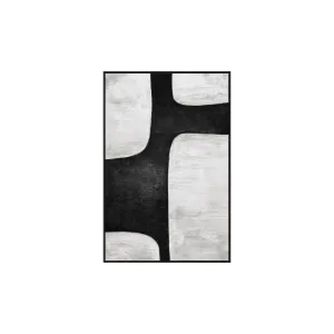 Wall Art -  Rockwall - Canvas w Black Frame - 80x120cm