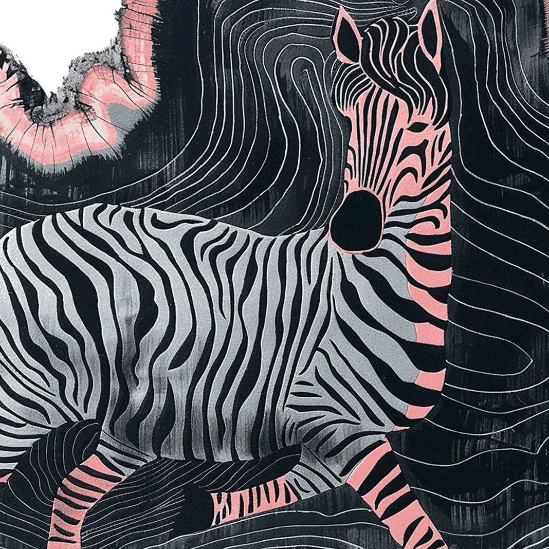 Wandering Zebra Hand Tufted Rug