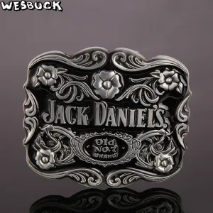 WesBuck Belt Buckles Unique Metal New Cool Buckles Western Mens Vintage JACK DANIEL'S Western Belt Cowboy Cowgirl Belt Buckle