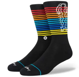 WIGGLES KEITH HARING X STANCE - BLACK