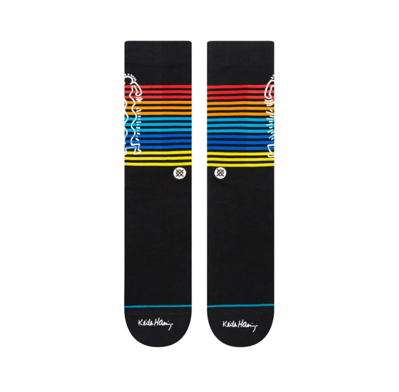 WIGGLES KEITH HARING X STANCE - BLACK