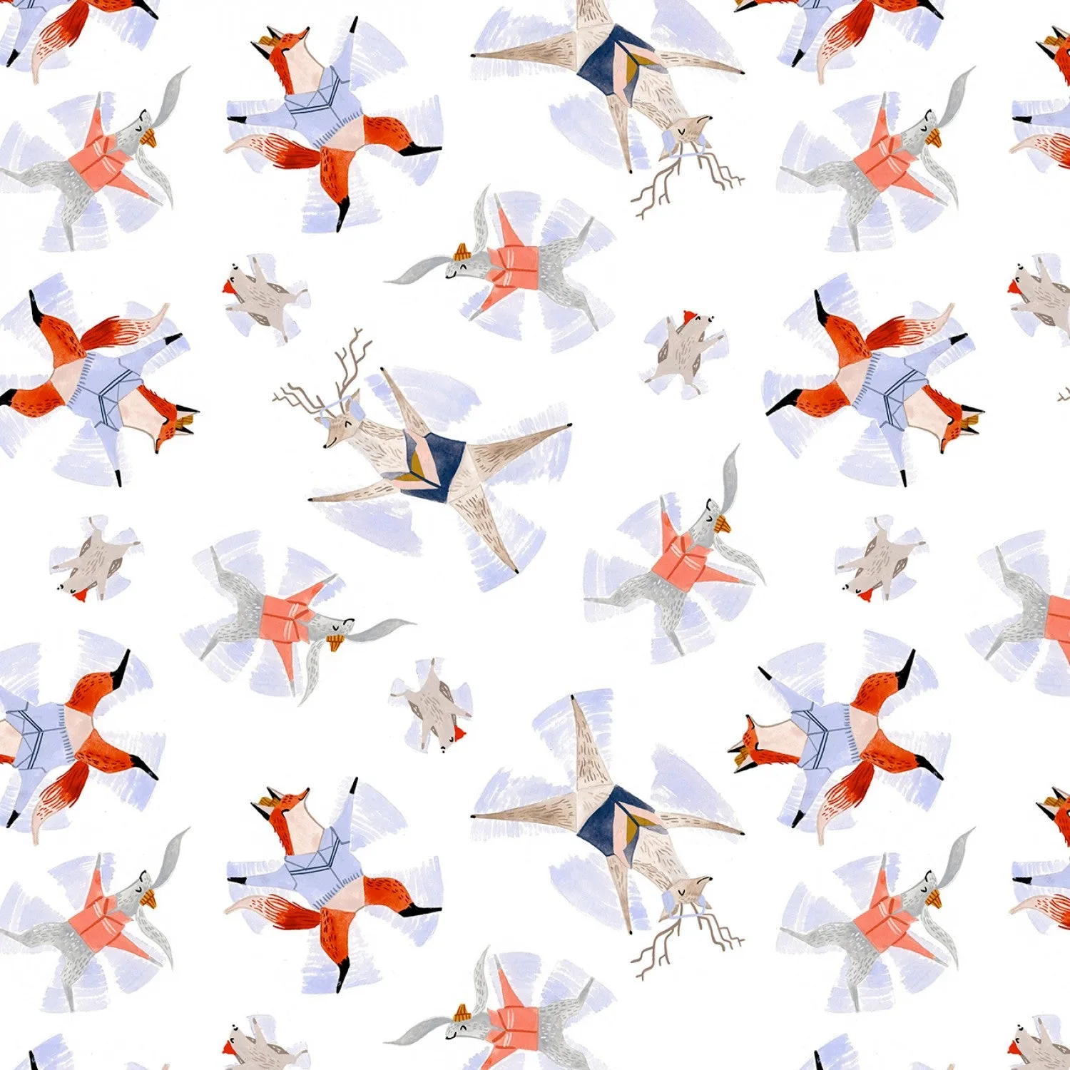 Wild Winter, Snow Angels in White