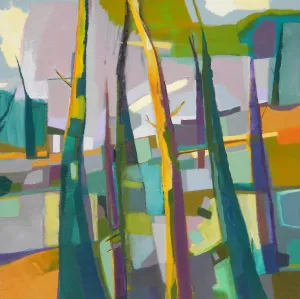 Winter Wildfires Painting
