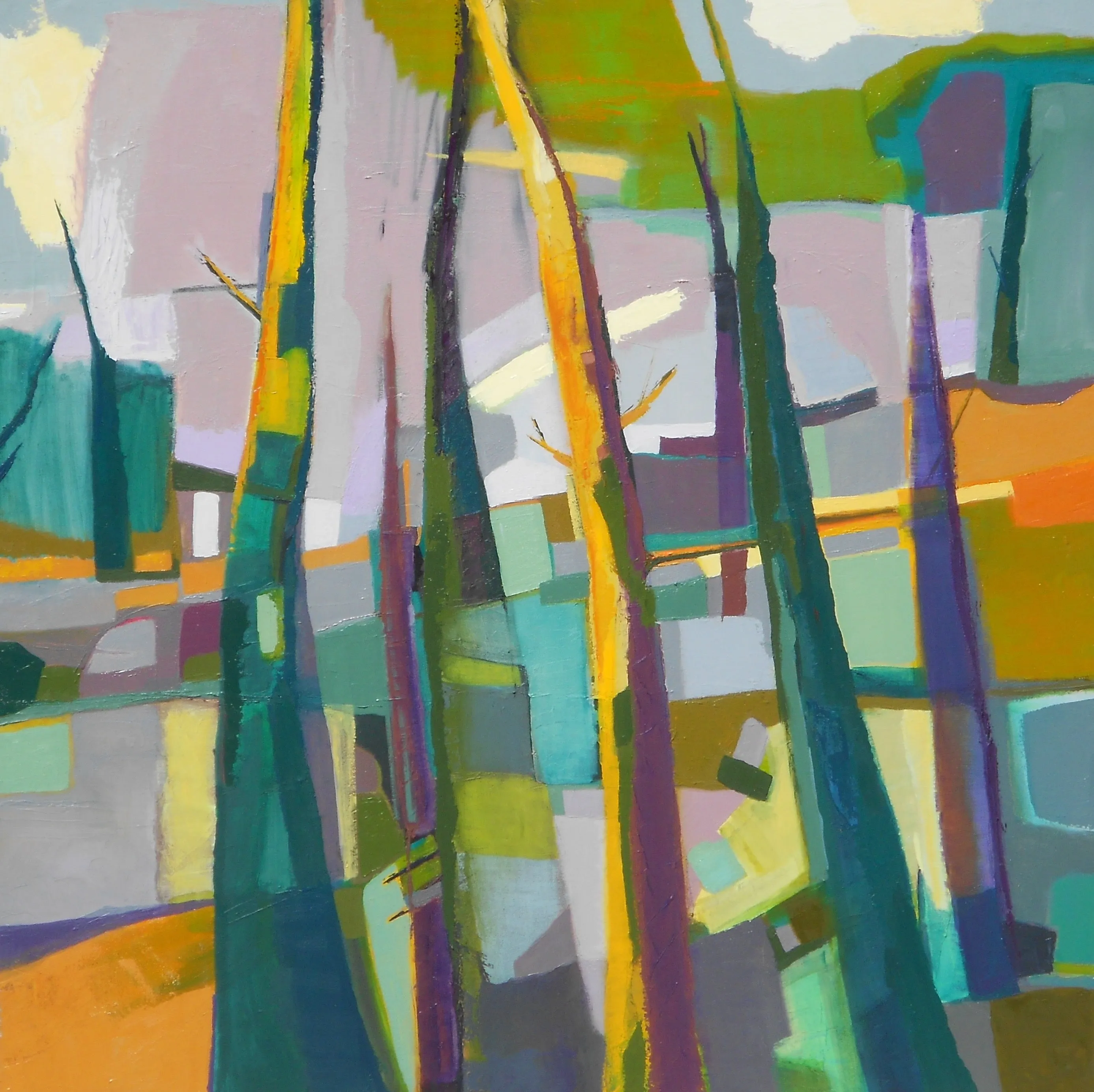 Winter Wildfires Painting