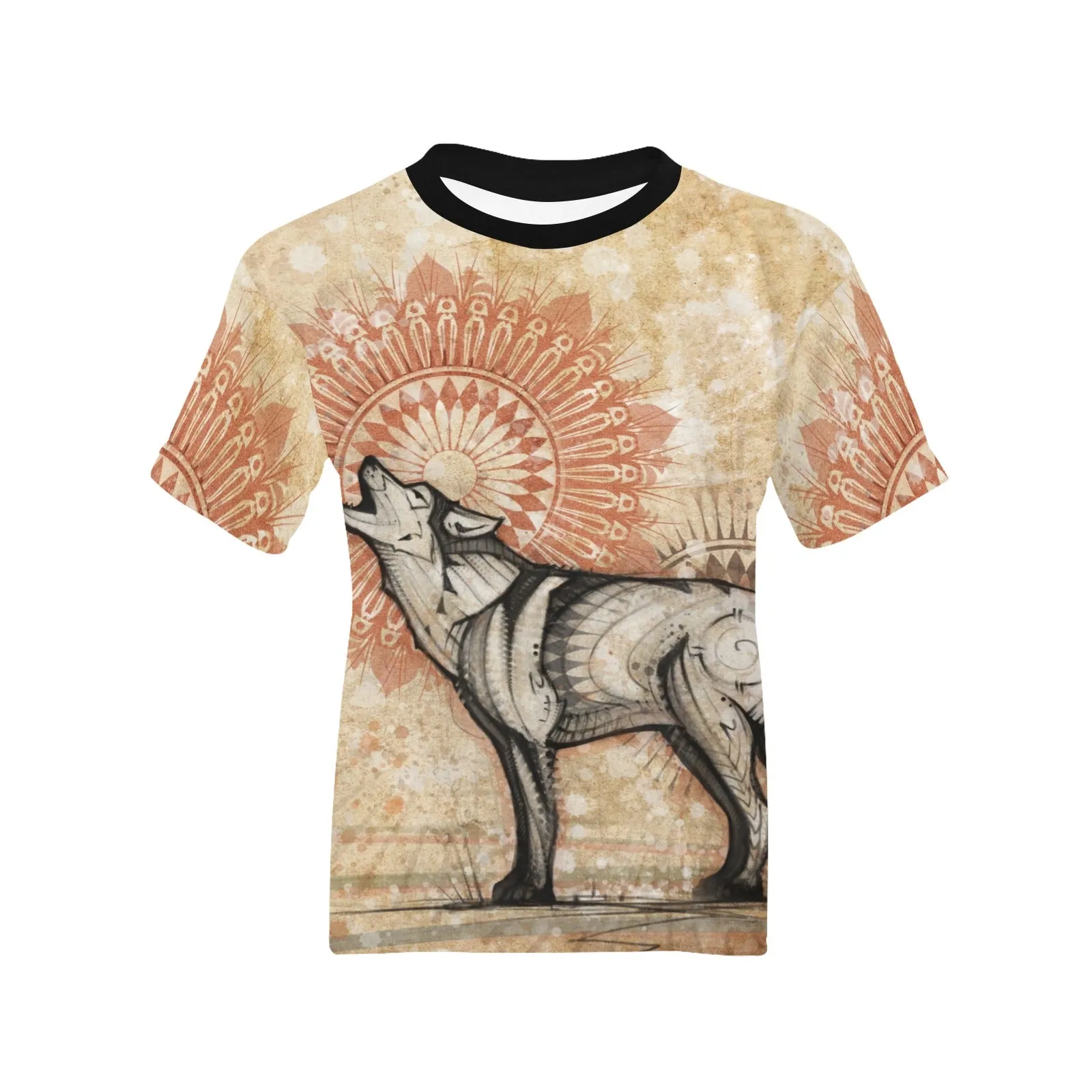 Wolf Totem Kids T-shirt AOP